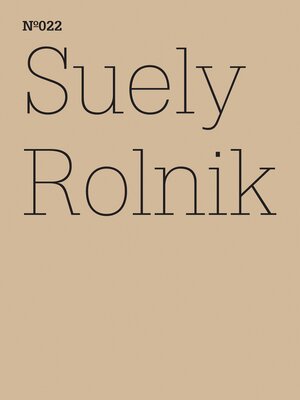 cover image of Suely Rolnik